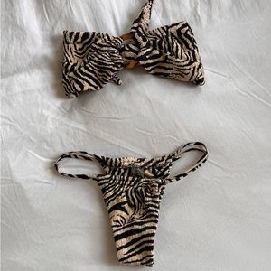 Montce Swimwear Bikini
Zebra print